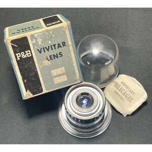 P&B Royal Anastigmat 50mm f/3.5 Lens No 52012 NOS w Box Case‎ Made Japan